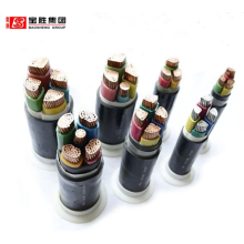 halogen-free low smoke flame-retardant medium voltage power cable Copper (Aluminum) core XLPE insulation thick steel wire